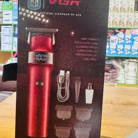 VGR V-987 Rosso Professional Beard and Moustache Trimmer for Men